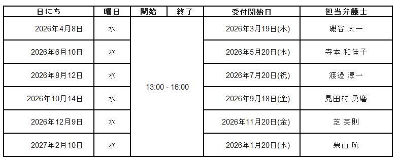 2026年度(令和8年度)社協出張相談
